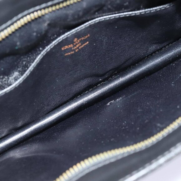 LOUIS VUITTON Epi Pochette Homme Clutch Bag Black Noir - Picture 8 of 16